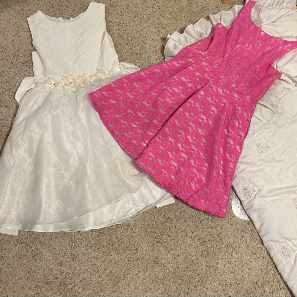 Turo Parc child lace dress and white Rare Editions dress